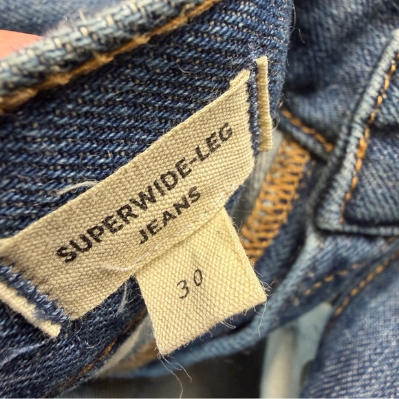 Madewell Super Wide-leg High-rise women’s Jeans size 30 - Picture 6 of 9